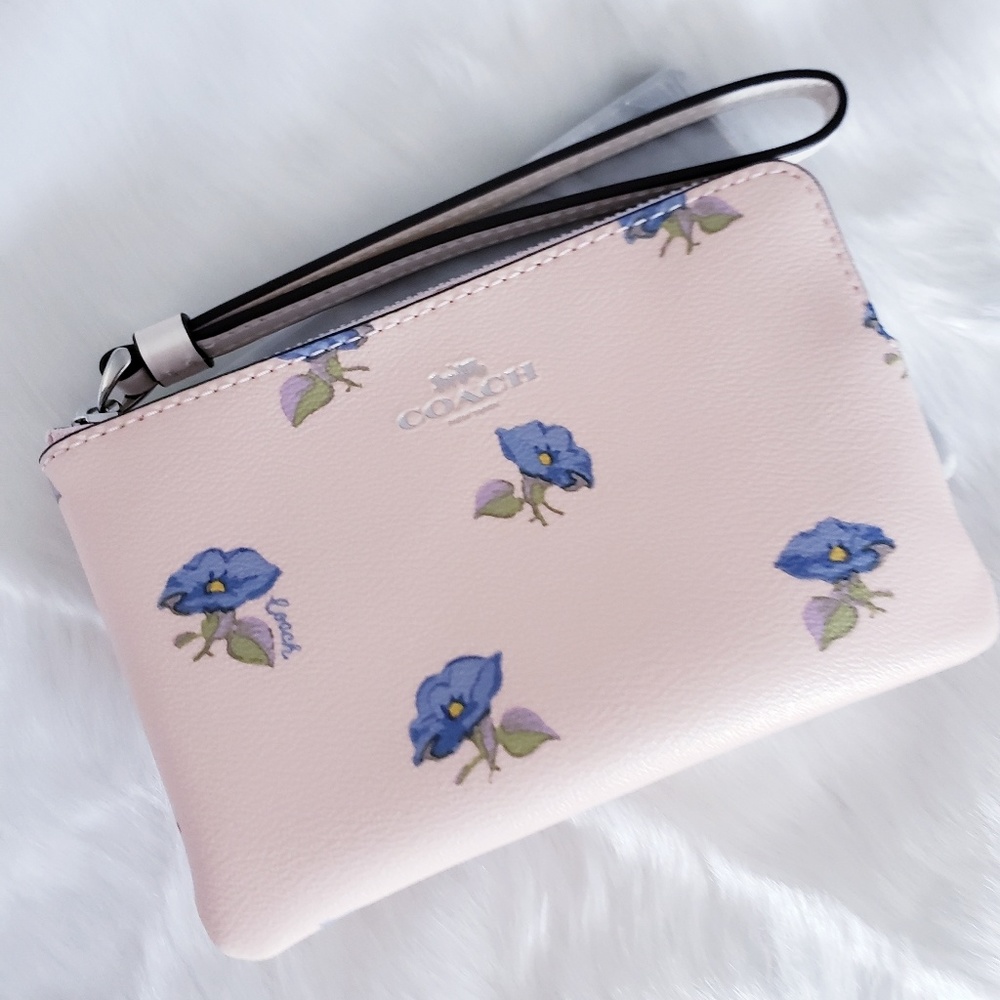 Coach Floral Wristlet